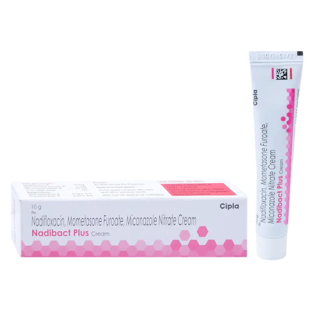 나디백트 플러스 크림 (나디플록사신 1%+미코나졸 2%)