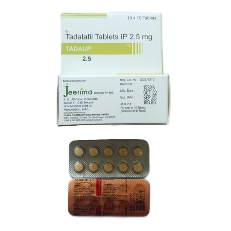 타다업 2.5 (타다라필 2.5mg)