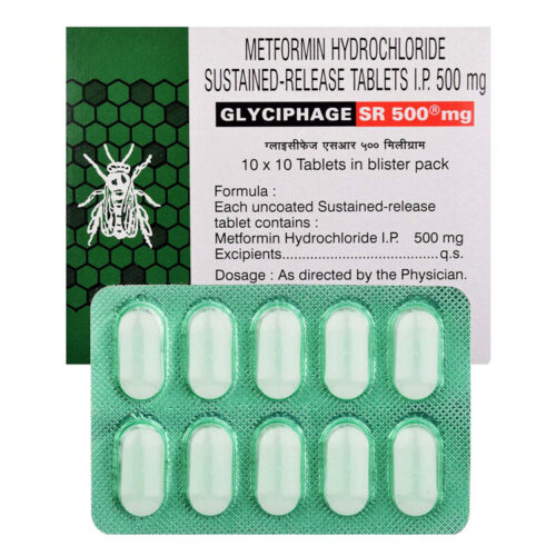 글리시파지 500 SR 서방정 (메트포르민 500mg)