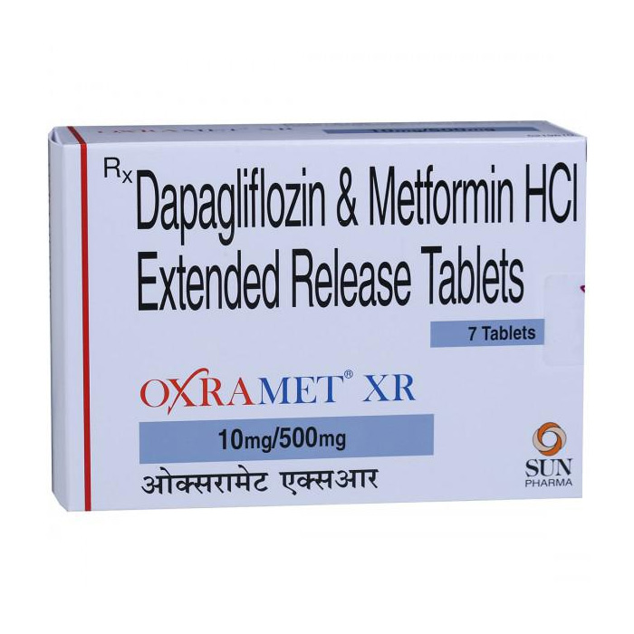 옥스라메트 XR 500mg (다파글리플로진 10mg+메트포르민 500mg)