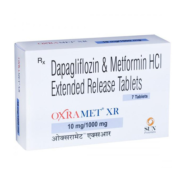 옥스라메트 XR 1000mg (다파글리플로진 10mg+메트포르민 1000mg)