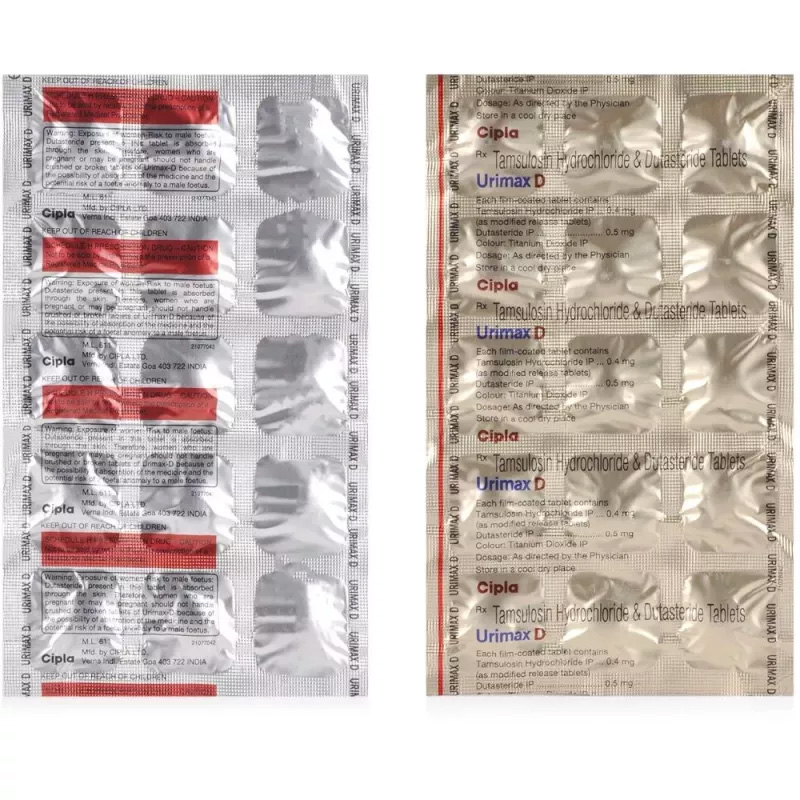 유리맥스 D (탐슬로신 0.4mg + 두타스테리드 0.5mg) - Image 2