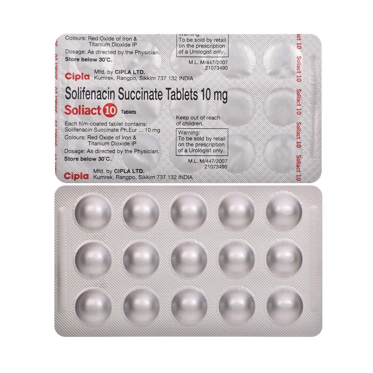 솔리액트 10 (솔리페나신 10mg) - Image 2