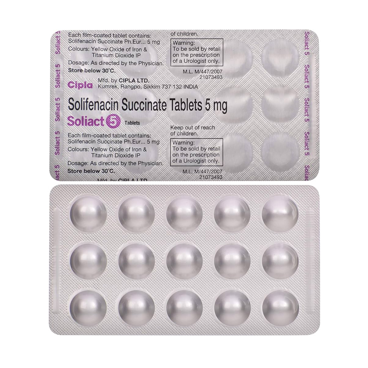 솔리액트 5 (솔리페나신 5mg) - Image 2